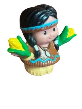 HTF Little People Thanksgiving Native American Indian Replacement Figure 2006